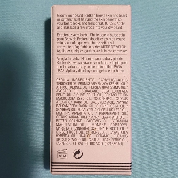 Redken Brews Beard and Skin Oil 30ml/1fl.oz NEW! - Picture 7 of 9